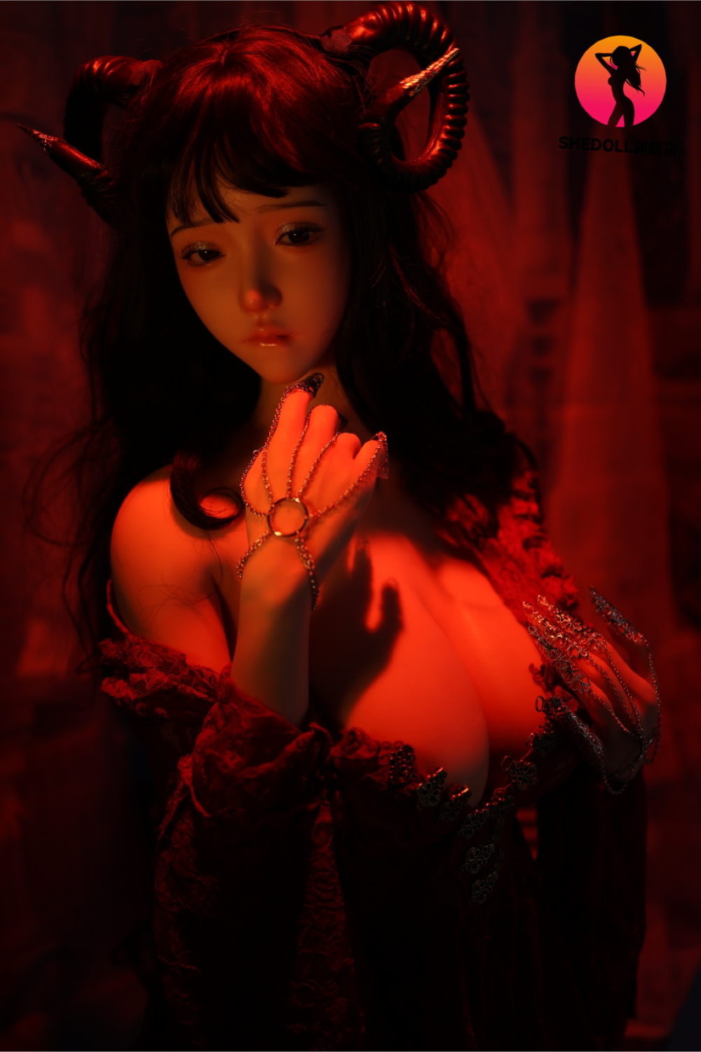 Chole poupée sexuelle (SHEDOLL 163 cm H-Cup #SH071 Silicone)