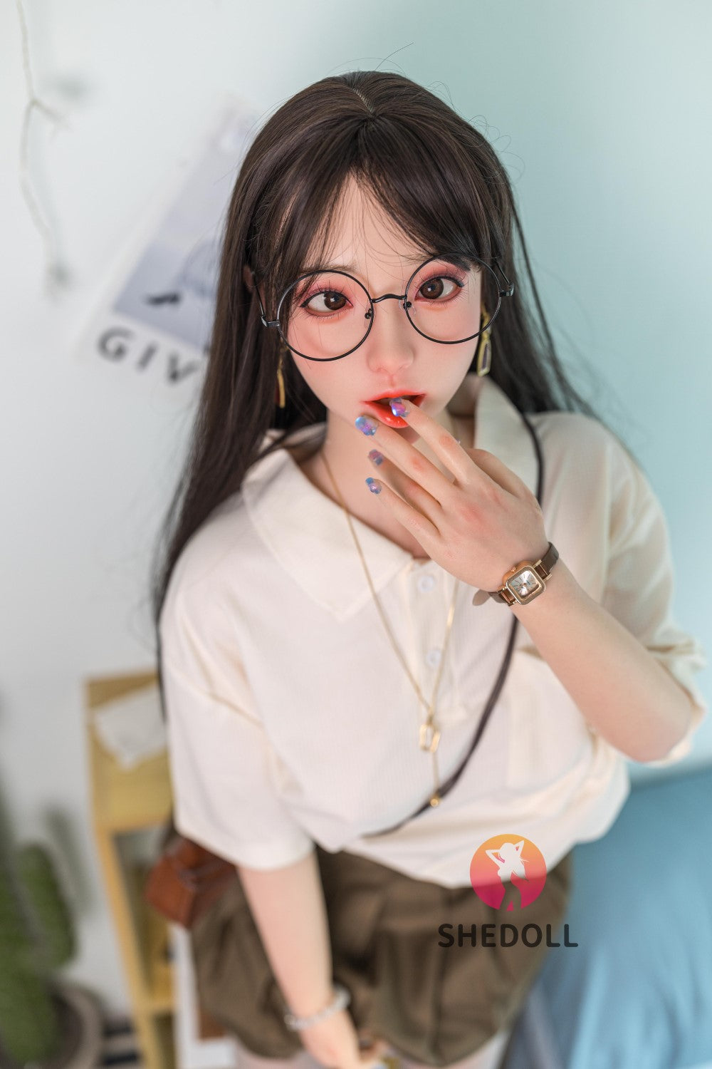 Roy bambola del sesso (SHEDOLL Coppa D da 148 cm #SH078 2.0 in silicone)