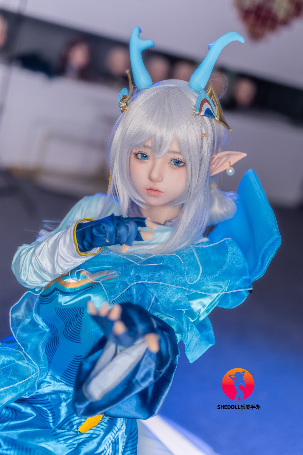 Aileen poupée sexuelle (SHEDOLL Bonnet D 148 cm #SH087 2.0 Silicone)