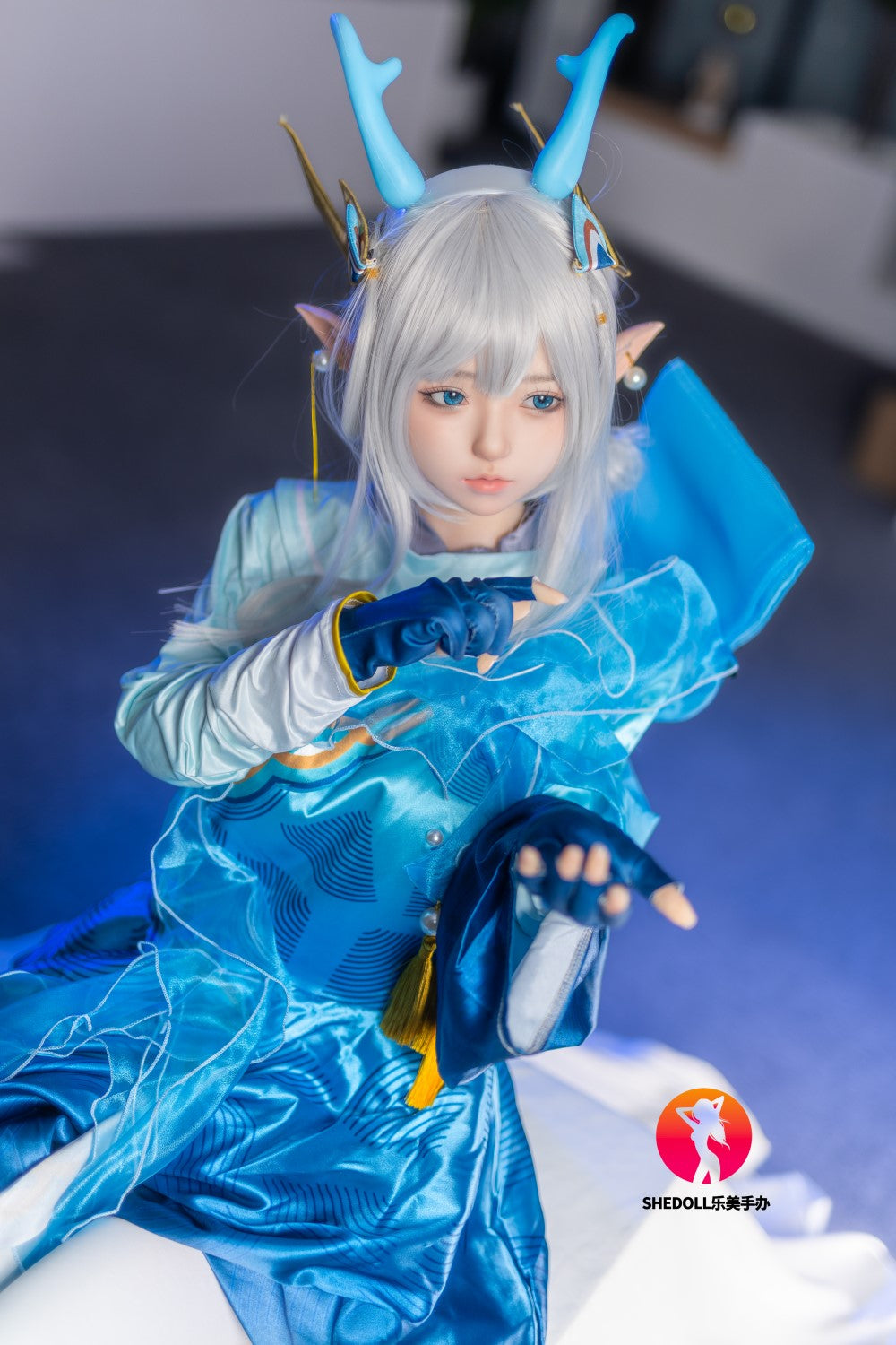 Aileen poupée sexuelle (SHEDOLL Bonnet D 148 cm #SH087 2.0 Silicone)