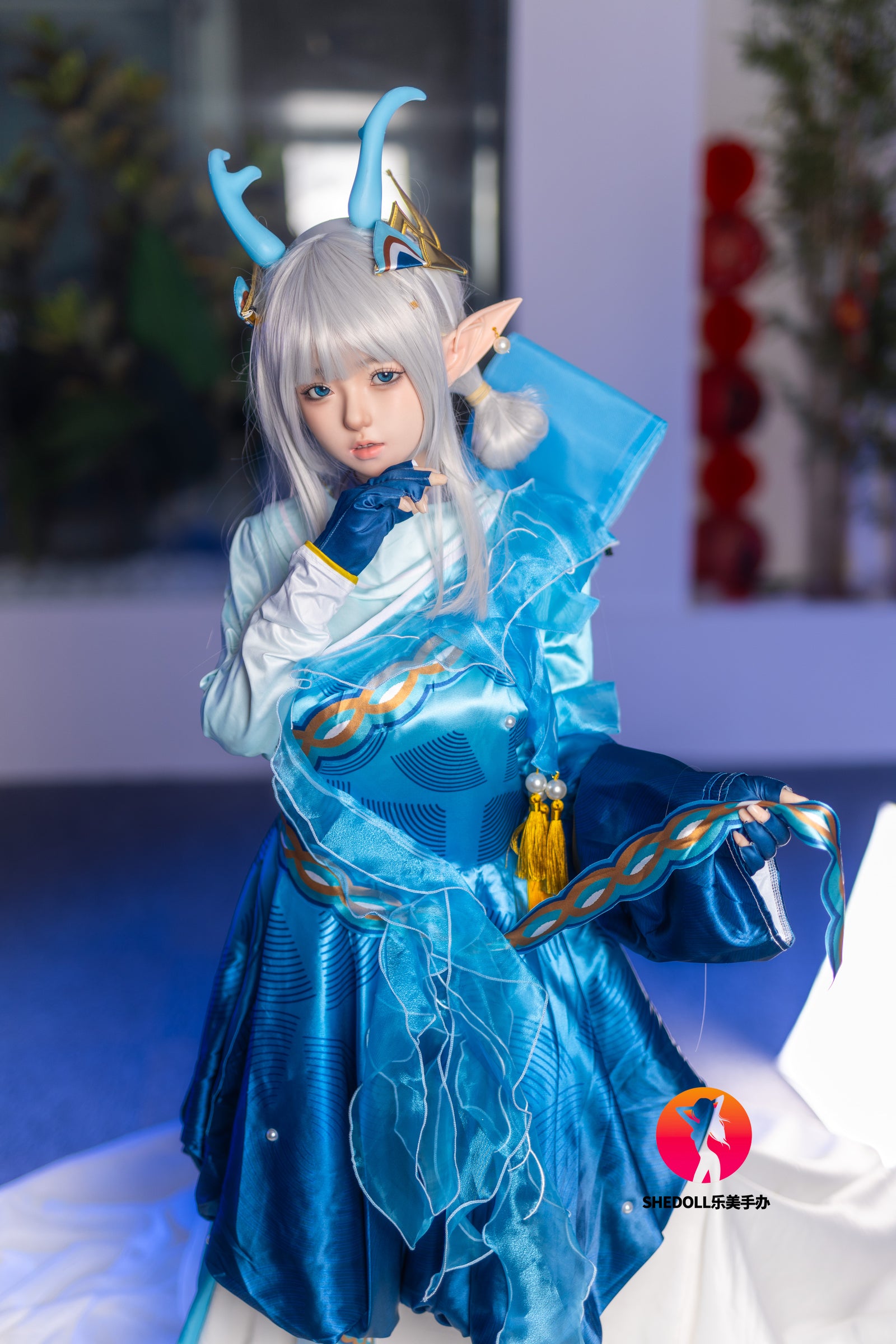 Aileen poupée sexuelle (SHEDOLL Bonnet D 148 cm #SH087 2.0 Silicone)