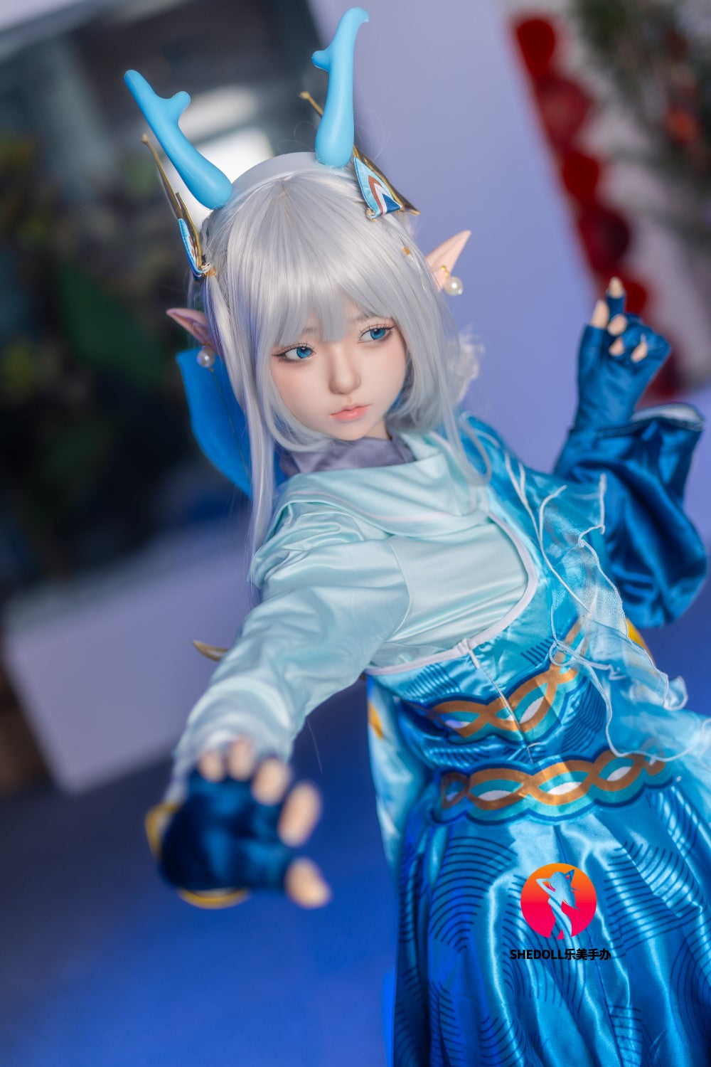 Aileen poupée sexuelle (SHEDOLL Bonnet D 148 cm #SH087 2.0 Silicone)