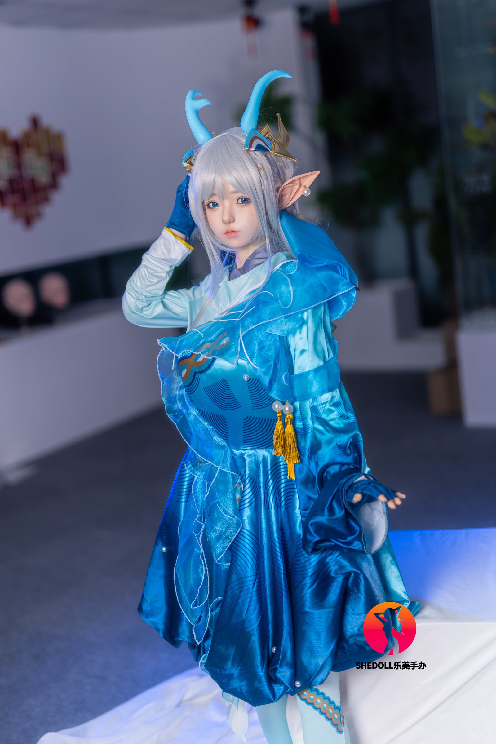 Aileen poupée sexuelle (SHEDOLL Bonnet D 148 cm #SH087 2.0 Silicone)