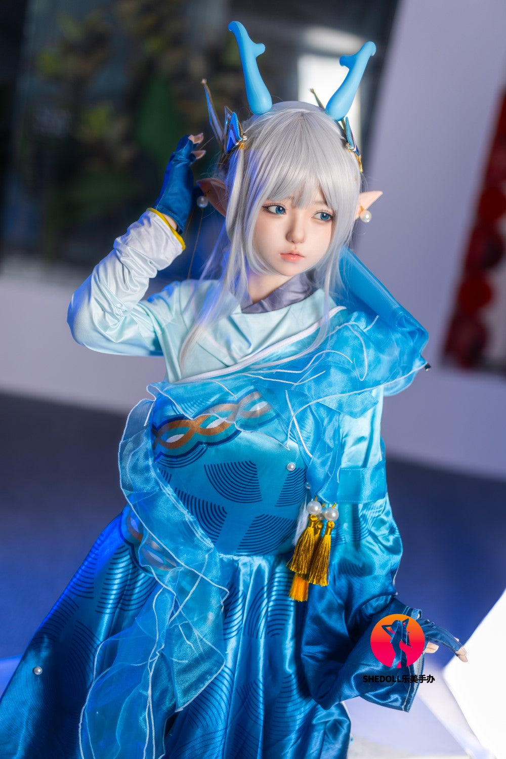 Aileen poupée sexuelle (SHEDOLL Bonnet D 148 cm #SH087 2.0 Silicone)