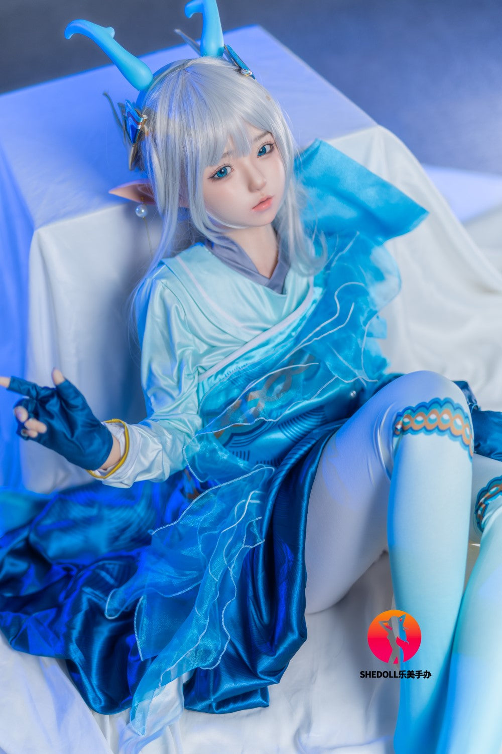 Aileen poupée sexuelle (SHEDOLL Bonnet D 148 cm #SH087 2.0 Silicone)