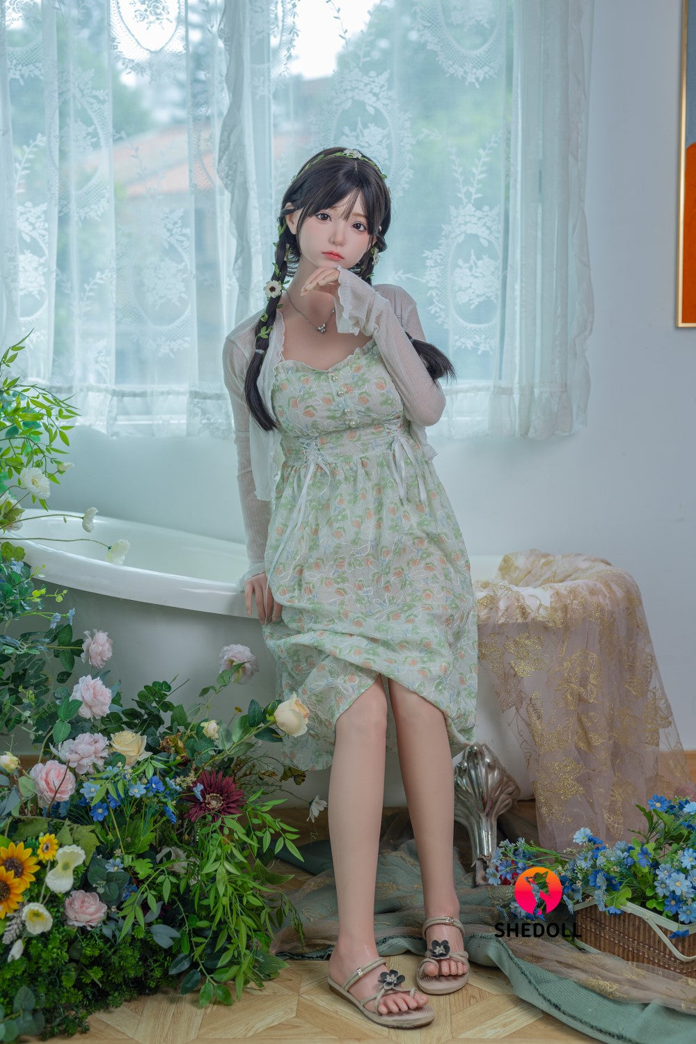 Citron vert poupée sexuelle (SHEDOLL Bonnet C 158 cm #SH100 2.0 Silicone)