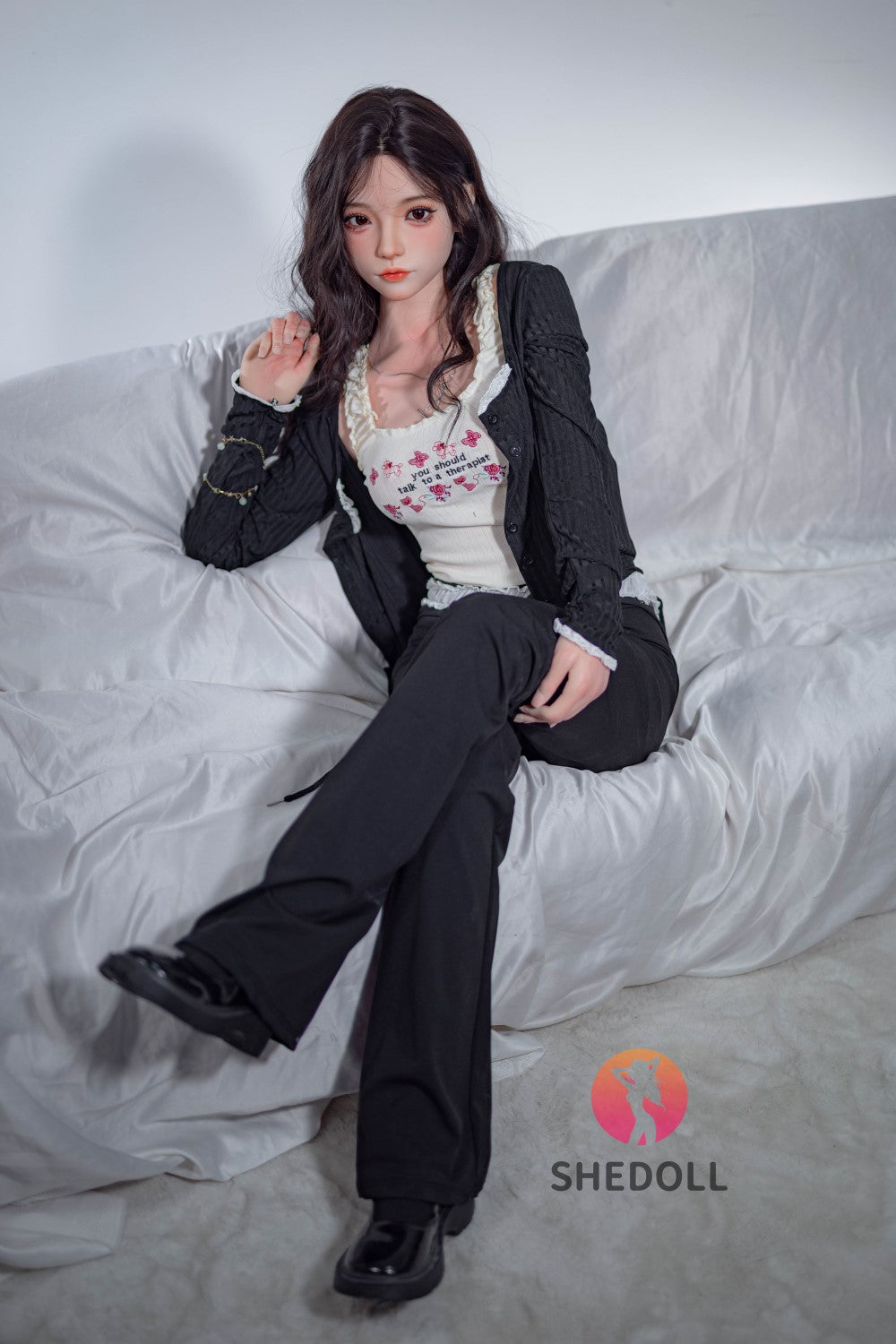 Rose poupée sexuelle (SHEDOLL Bonnet C 158 cm #SH105 Silicone)