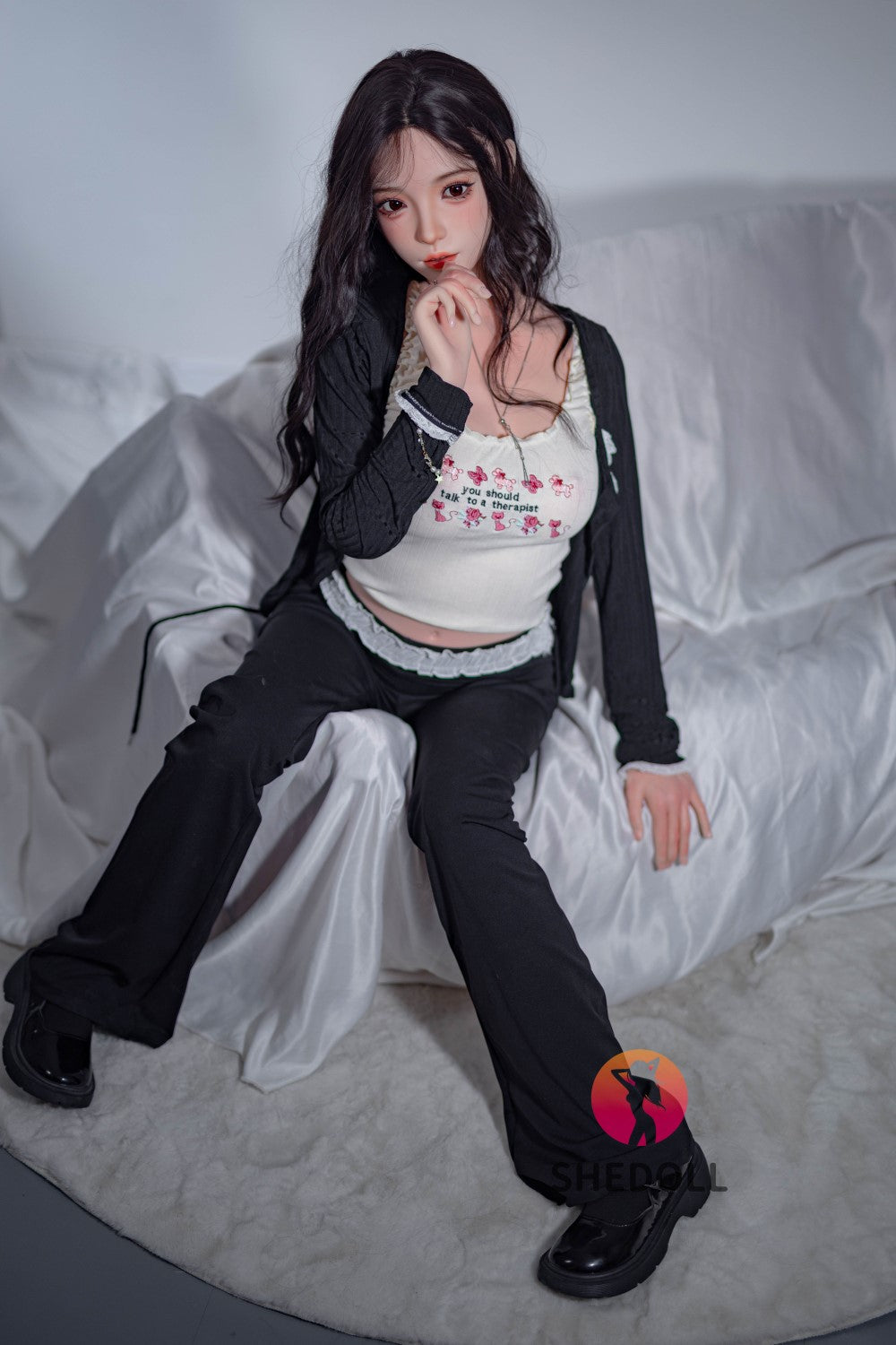 Rose poupée sexuelle (SHEDOLL Bonnet C 158 cm #SH105 Silicone)