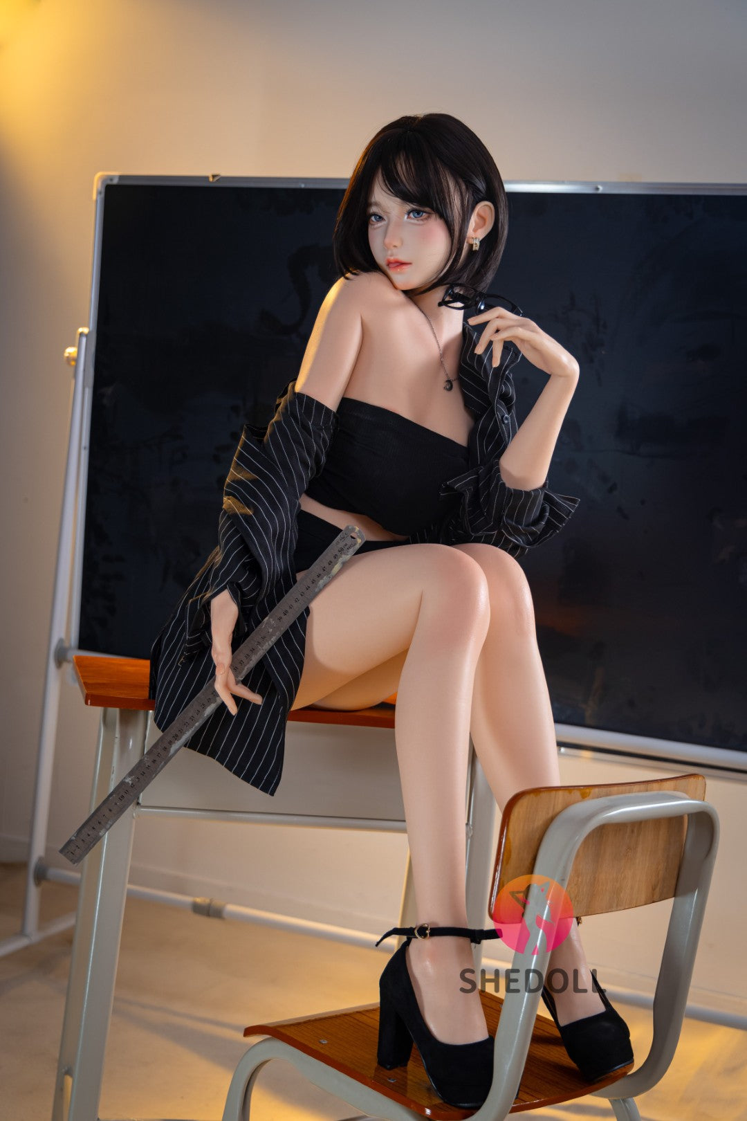 Lina bambola del sesso (SHEDOLL Coppa A da 152 cm #SH200 2.0 in silicone)