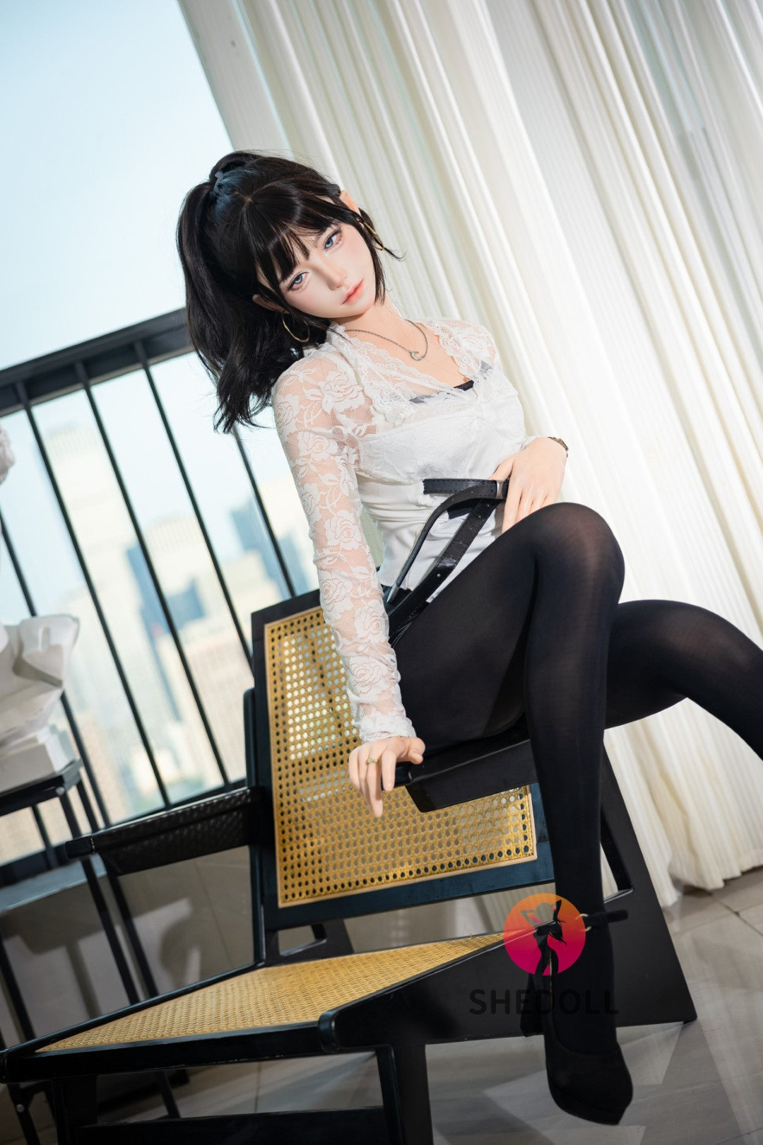 Lina bambola del sesso (SHEDOLL Coppa A da 152 cm #SH202 2.0 in silicone)