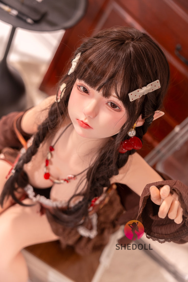 Aileen poupée sexuelle (SHEDOLL Bonnet G 145 cm #SH215 Silicone)