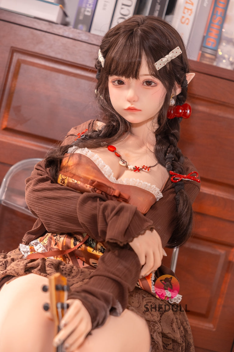 Aileen poupée sexuelle (SHEDOLL Bonnet G 145 cm #SH215 Silicone)