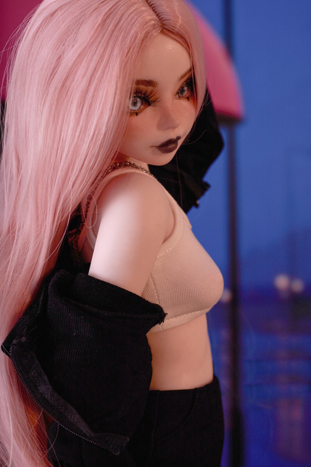 Hilary bambola del sesso (Climax Doll Mini 60 cm Coppa A in silicone)