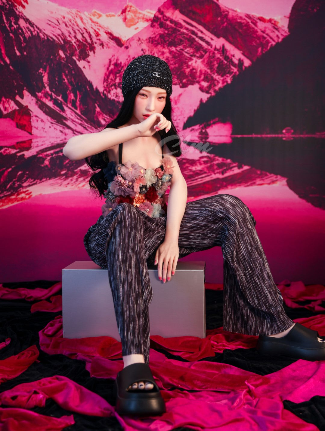 Janice bambola del sesso (Climax Doll Ultra 160 cm Coppa A in silicone)