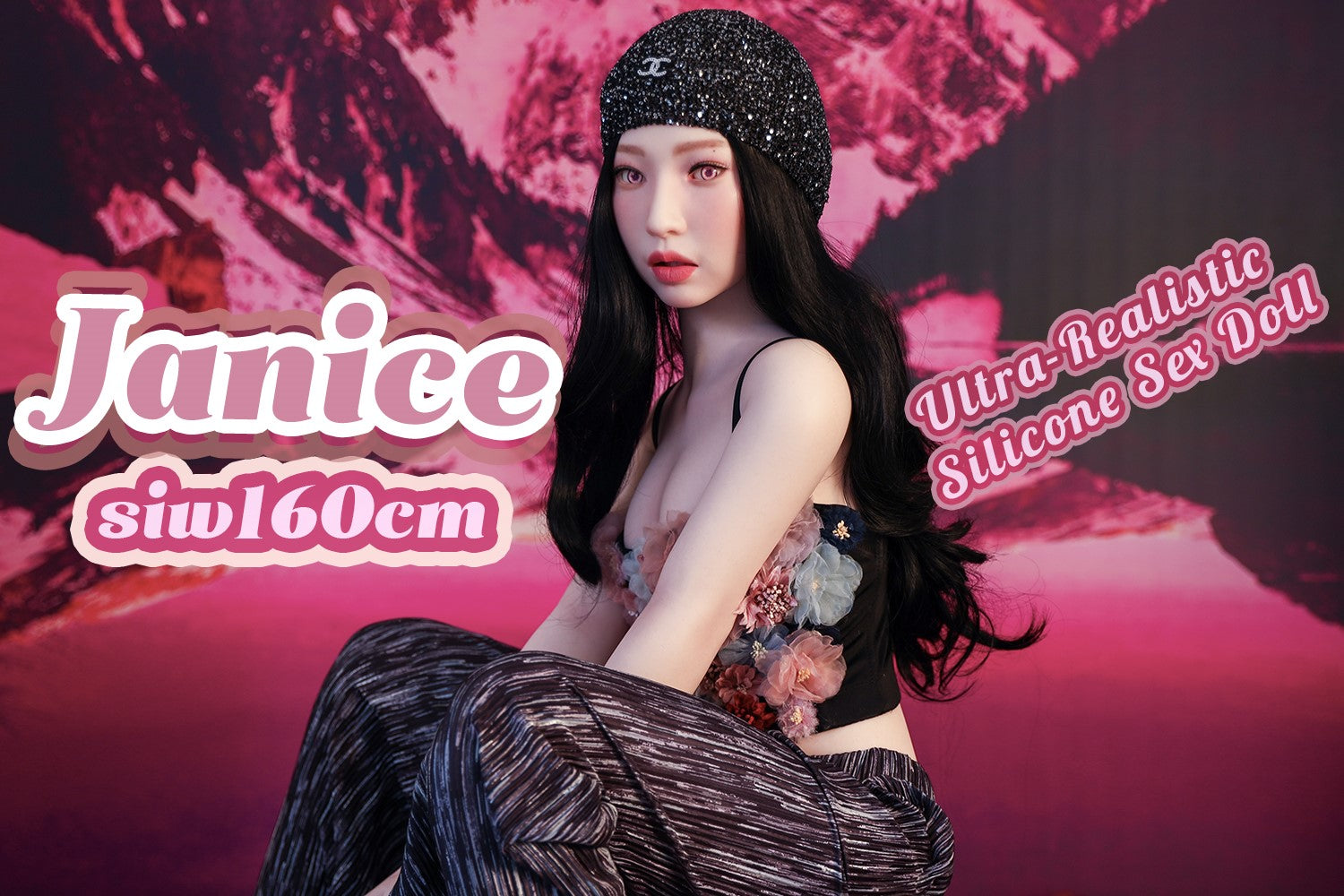 Janice bambola del sesso (Climax Doll Ultra 160 cm Coppa A in silicone)