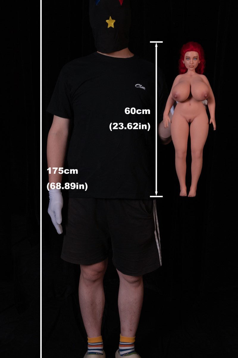 Hedy sexpuppe (Climax Doll Mini 60cm C-cup Silikon)