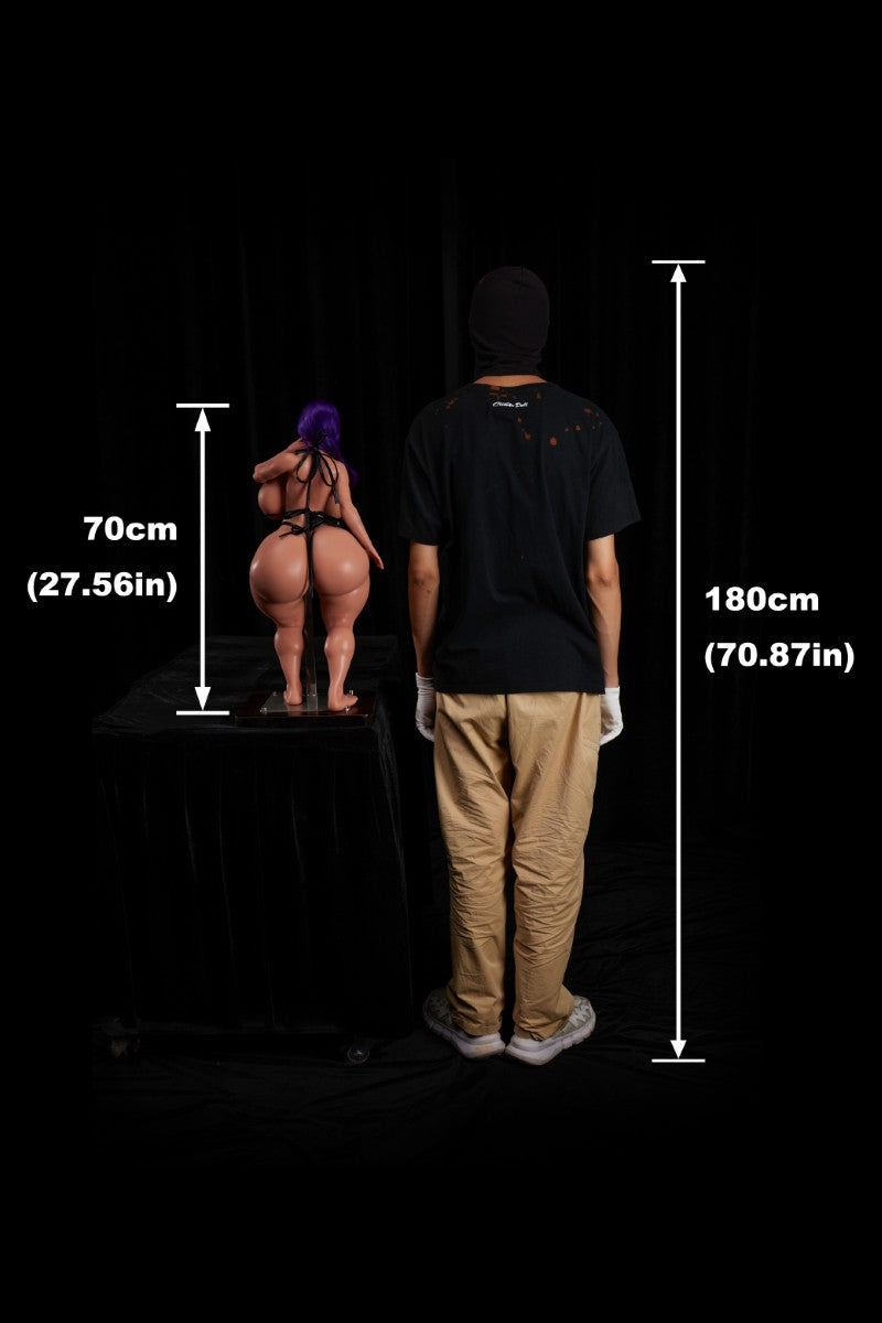 Dazia bambola del sesso (Climax Doll Mini tazza S da 70 cm in silicone)