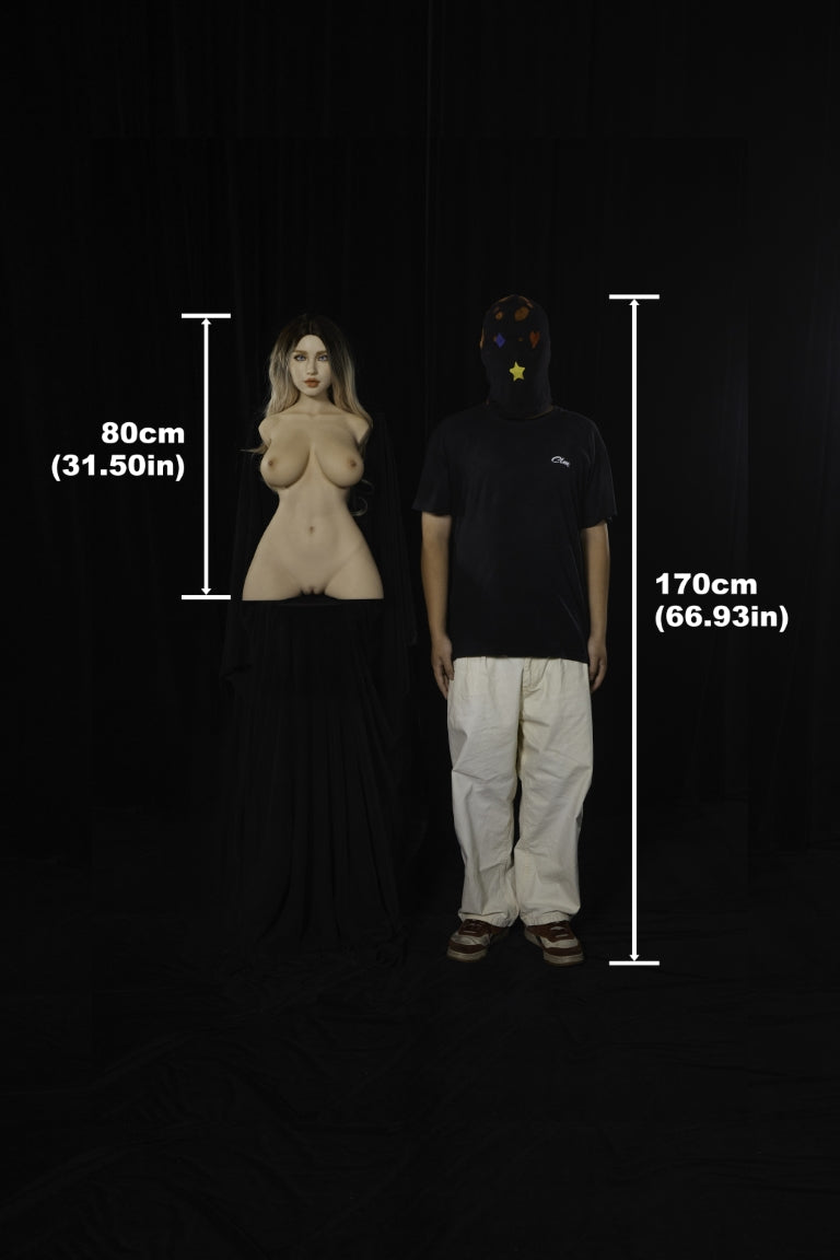 Miko Torso sexpuppe (Climax Doll ULW 80cm E-cup Silikon)