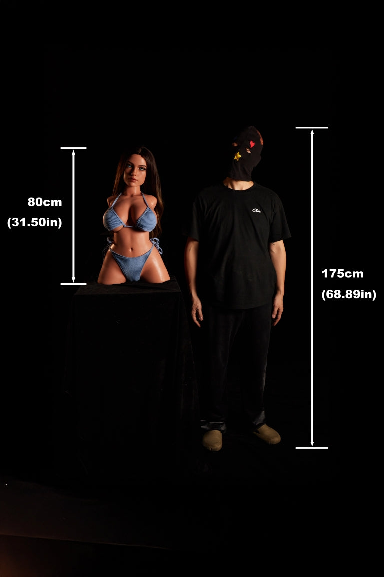 Eliza Torso sexpuppe (Climax Doll ULW 80cm G-cup Silikon)