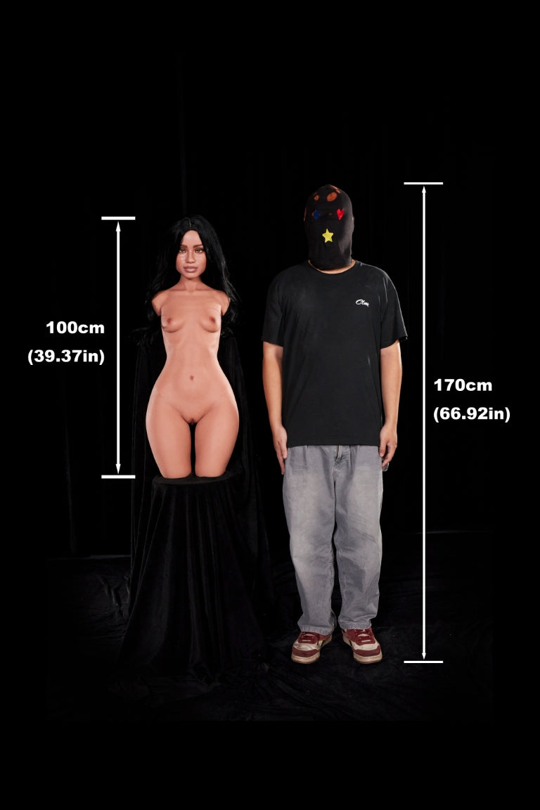 Torse de corbeau poupée sexuelle (Climax Doll ULW 100 cm bonnet A en silicone)