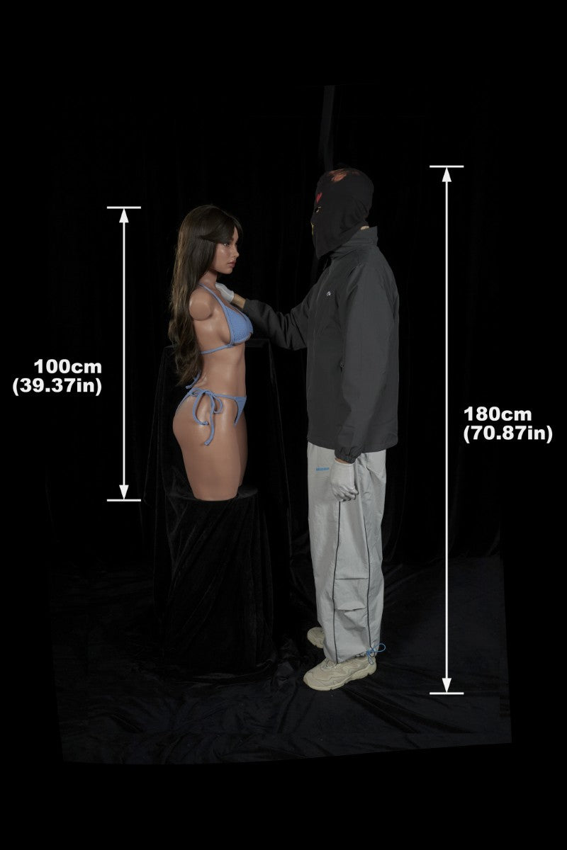 Morgan Torse poupée sexuelle (Climax Doll ULW 100 cm E-tasse Silicone)