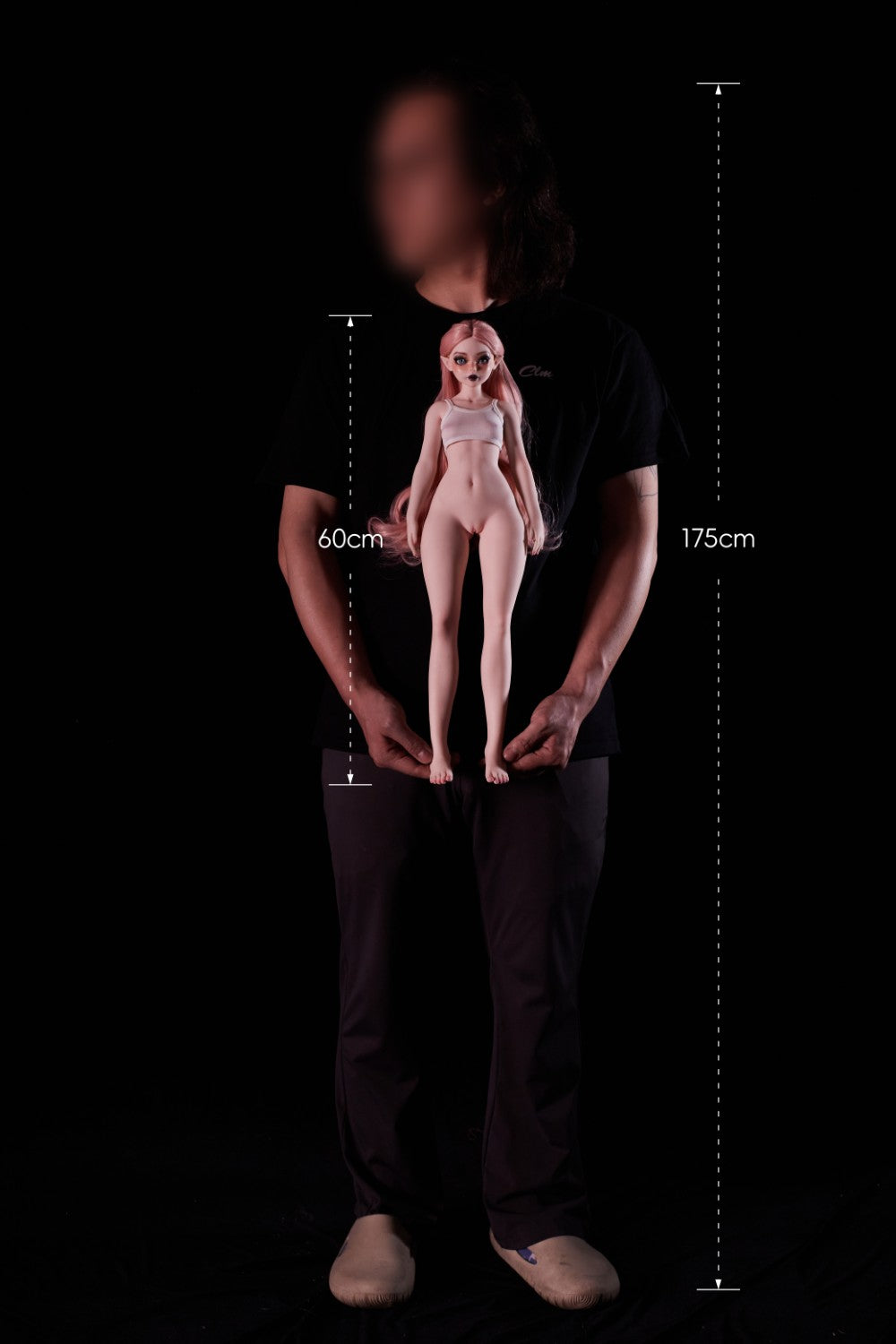 Hilary bambola del sesso (Climax Doll Mini 60 cm Coppa A in silicone)