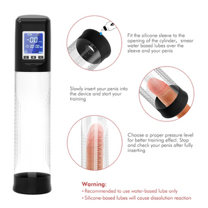 Penispumpe mit Vakuum und Vibration