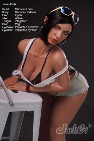 Loni poupée sexuelle (Jarliet 154 cm Silicone C-Cup)
