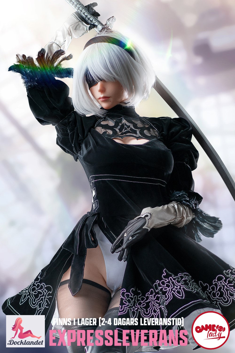 Yorha 2B Sex doll (Game Lady 171cm E-cup No. 18 silicone) EXPRESS