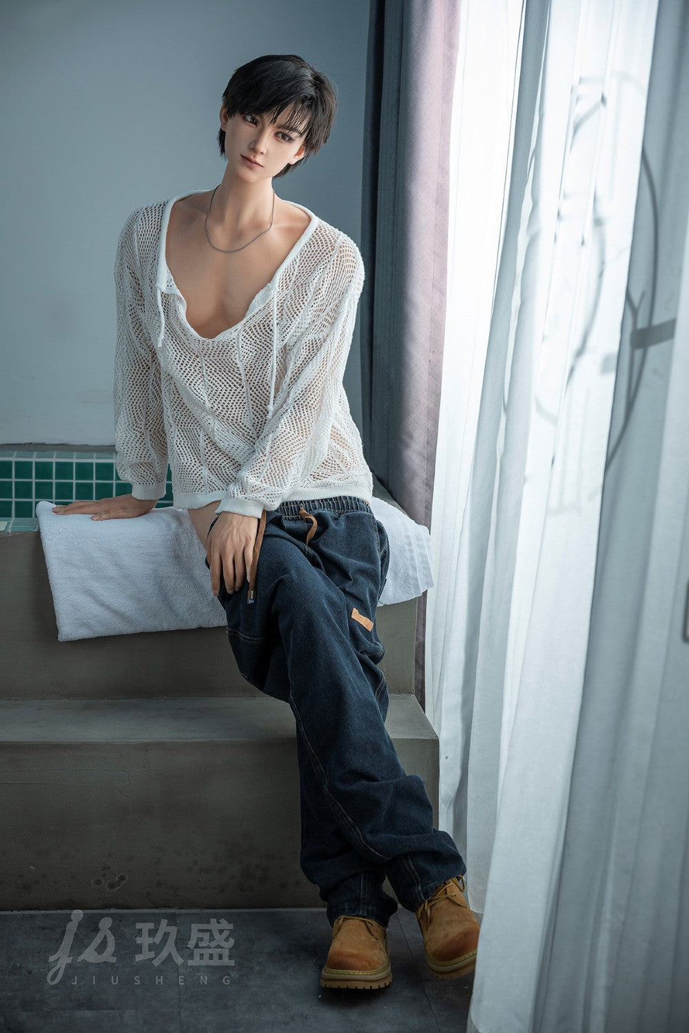 Bambola del sesso maschile Gavin (Jiusheng 180 cm #2M Silicone)