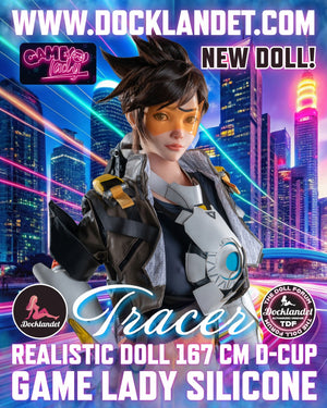 Tracer sexpuppe (Game Lady 167 cm d-cup Nr. 29-1 Silikon)