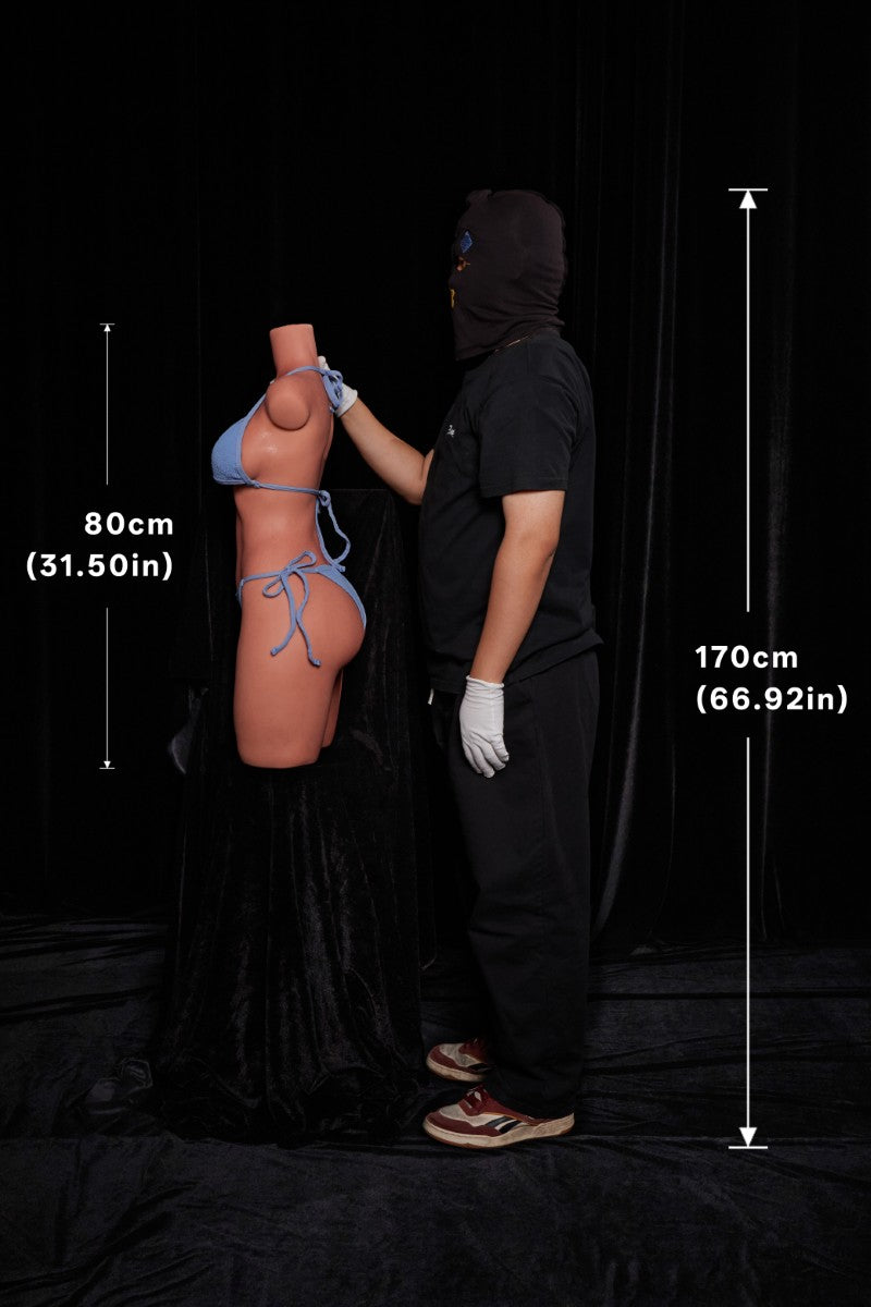 Sport Torso Sexdocka (Climax Doll ULW 80cm E-kupa Silikon)