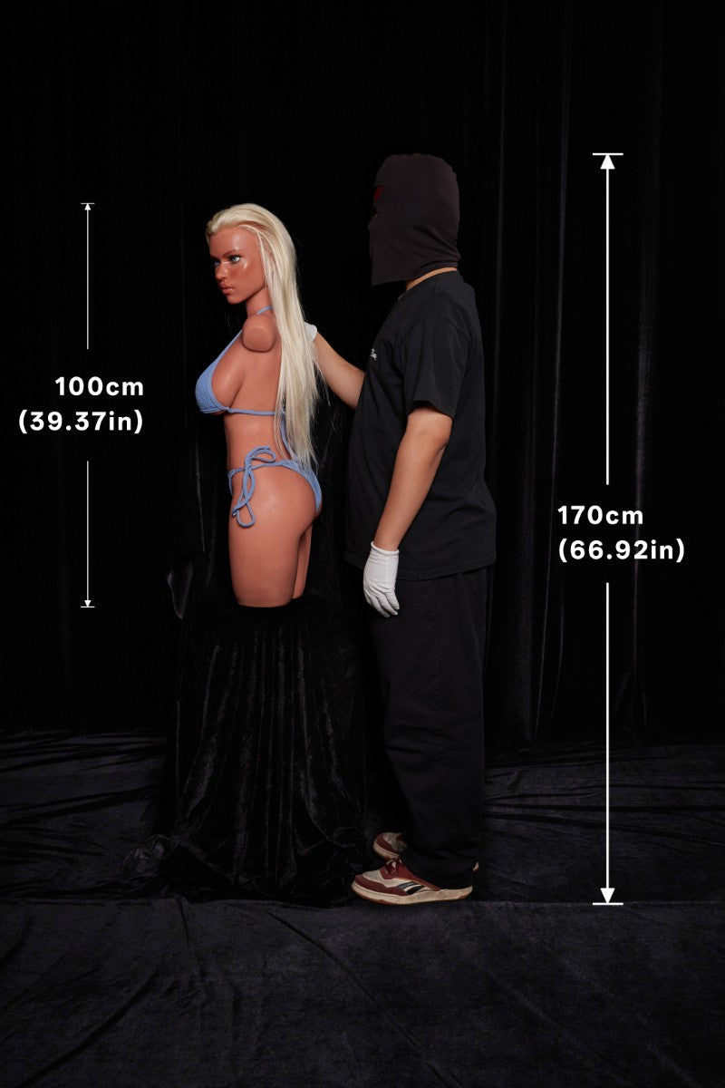 Fiora Torso Sexdocka (Climax Doll ULW 100cm E-kupa Silikon)