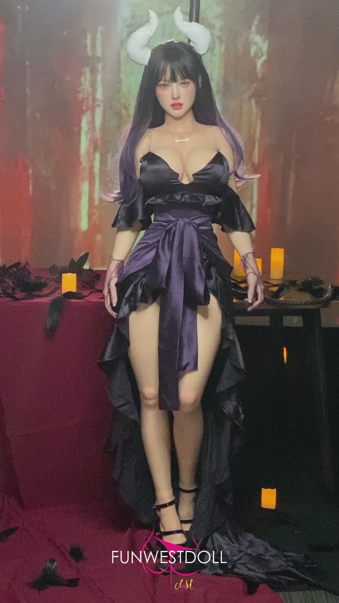 Chloé poupée sexuelle (FunWest Doll 160cm e-top # 035s Silicone)