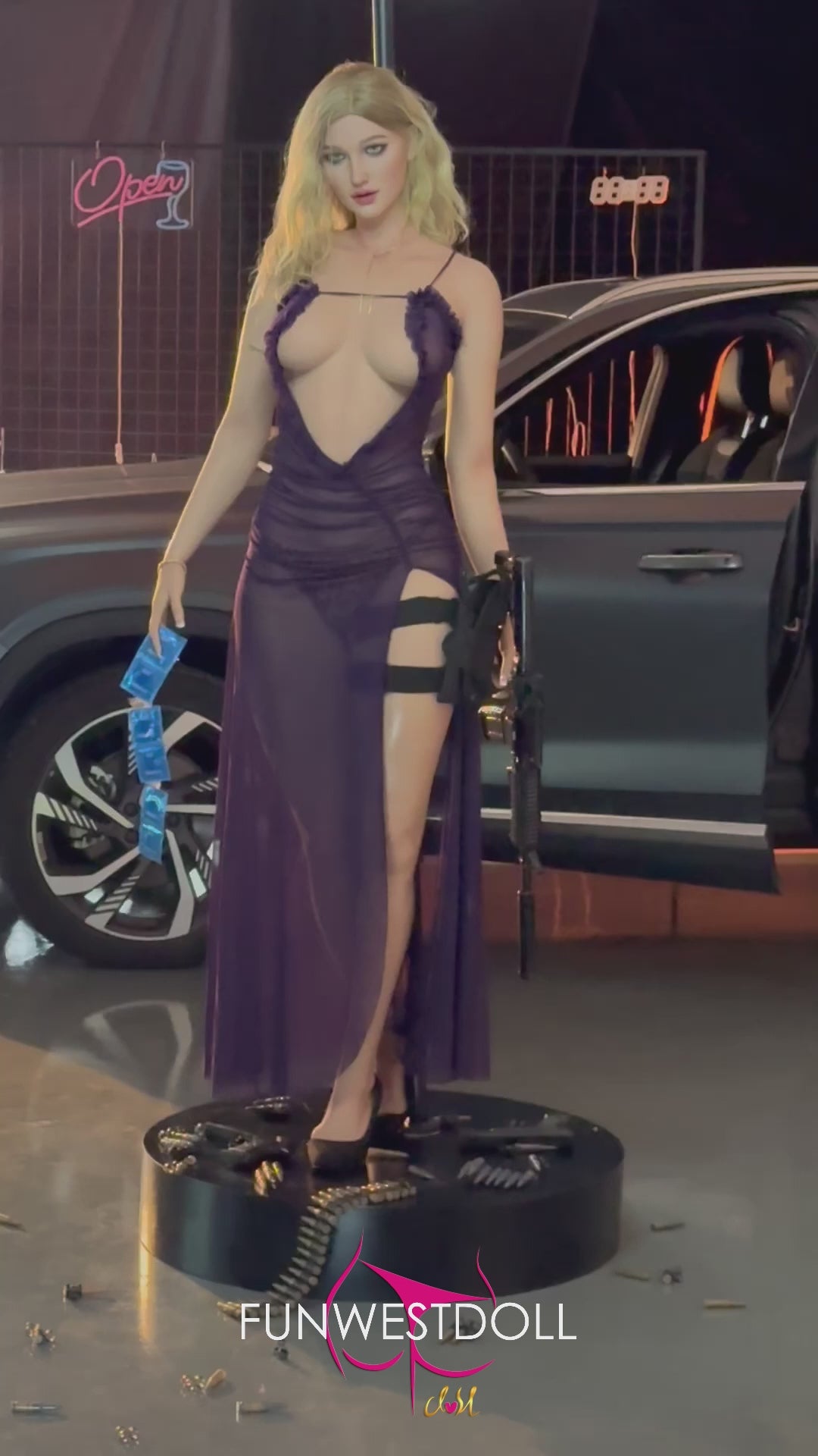 Skylar sexpuppe (FunWest Doll 168cm D-cup #044S RST Silikon)