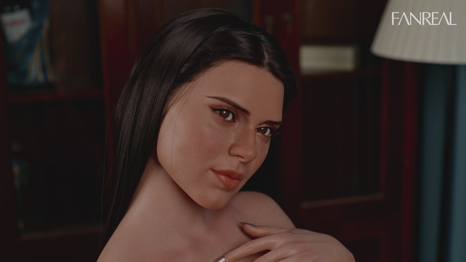 Gina bambola del sesso (FanReal Doll 159 cm Coppa F in silicone)