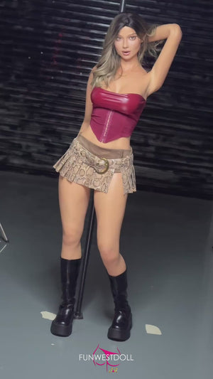 Rose sexpuppe (FunWest Doll 168 cm d-cup #043SJ RST Silikon)