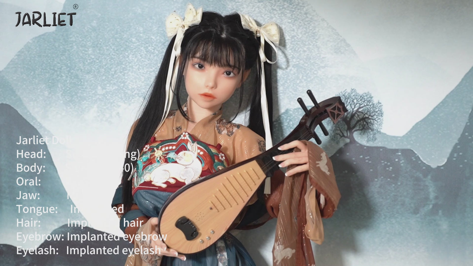 Qing 2 bambola del sesso (Jarliet 140 cm Coppa C in silicone)