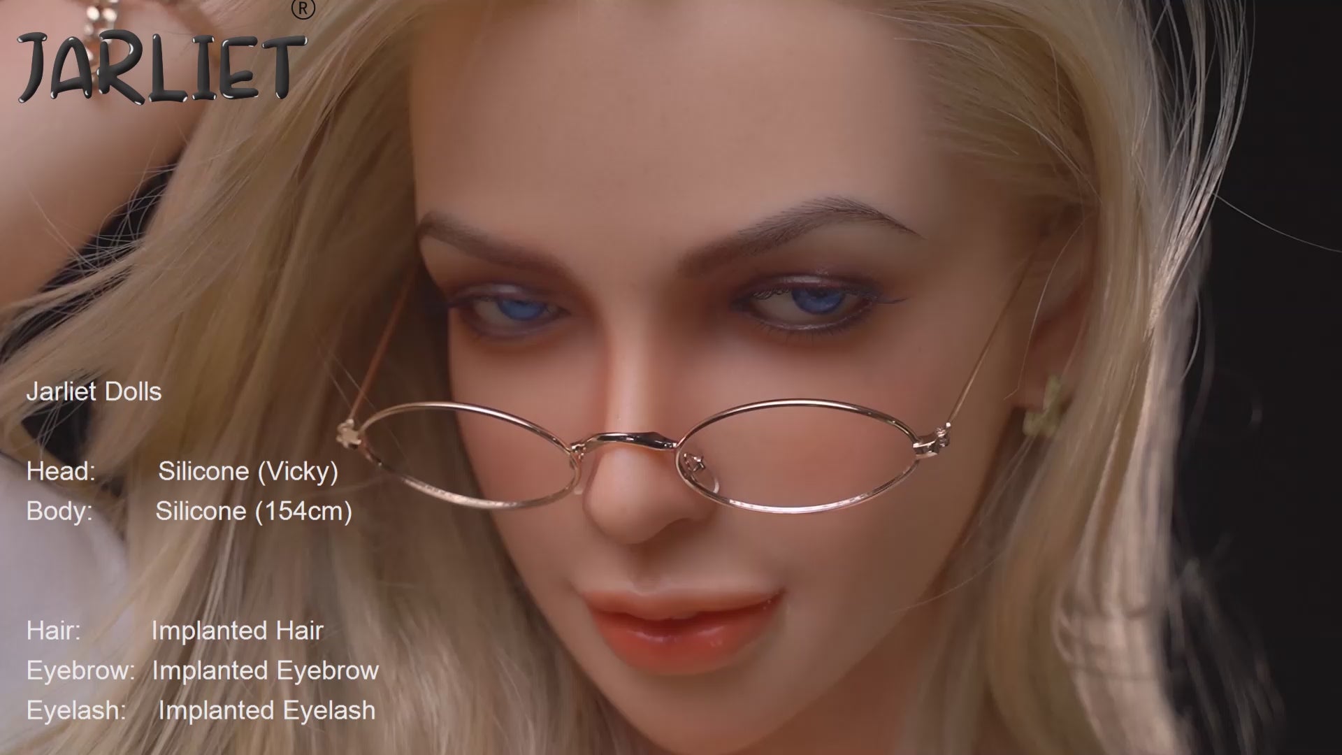 Bambola di sesso Vicky (Jarliet Silicone C-Cup da 154 cm)