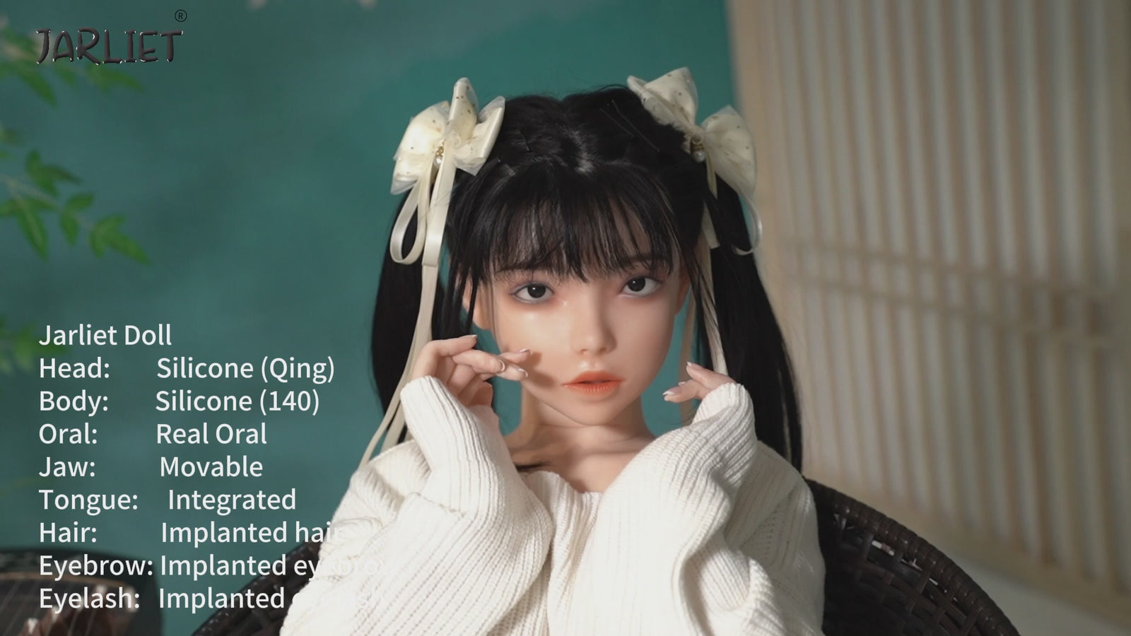 Qing bambola del sesso (Jarliet 140 cm Coppa C in silicone)