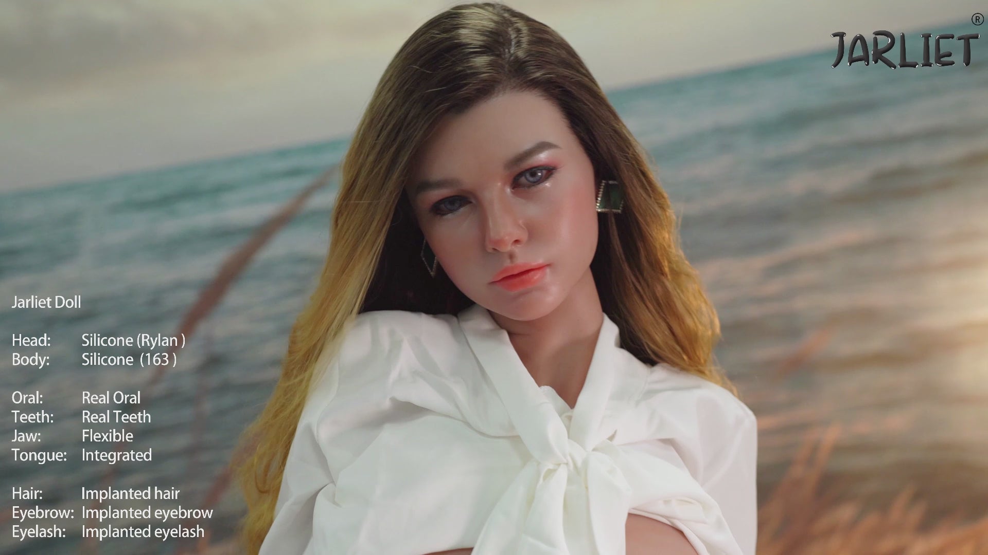 Rylan bambola del sesso (Jarliet 163 cm Coppa D in silicone)