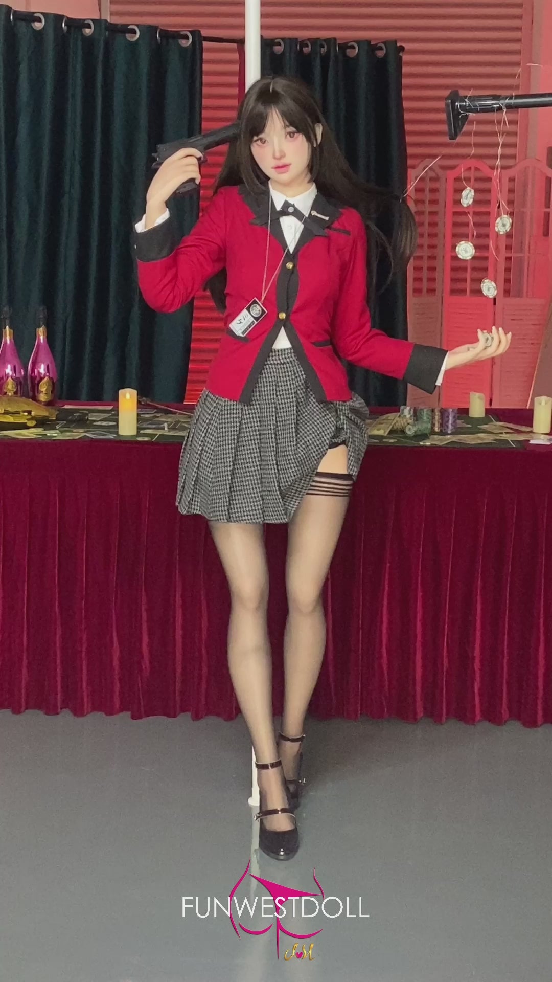 Yumeko Jabami bambola del sesso (FunWest Doll 159 cm Coppa A #038S Silicone)