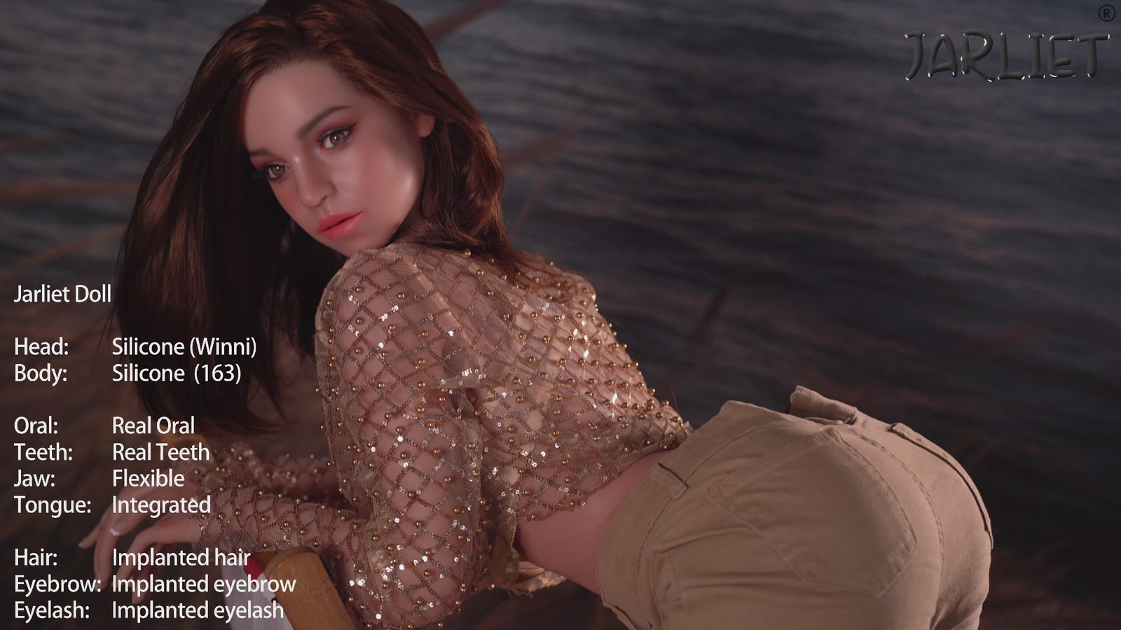 Winni bambola del sesso (Jarliet 152 cm Coppa D in silicone)