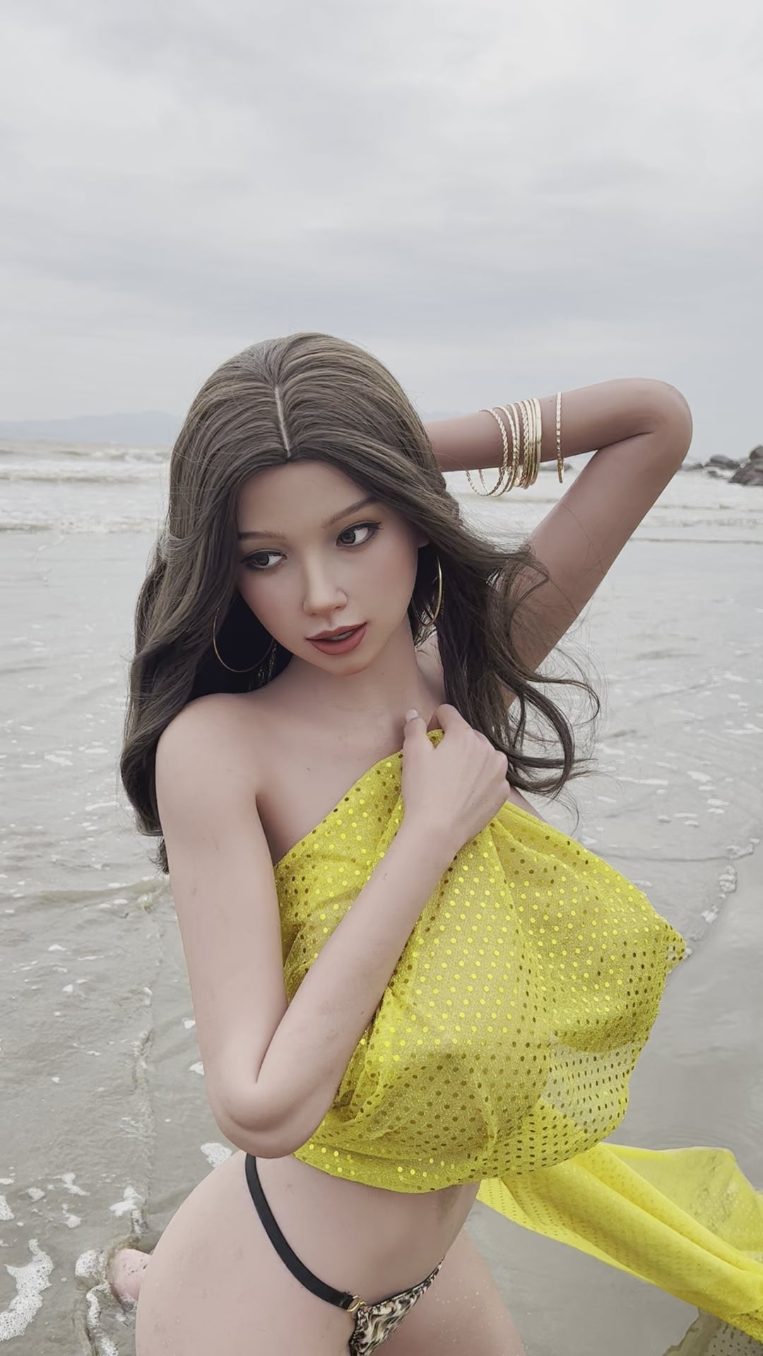 Yasmin bambola del sesso (Zelex 166 cm K-Kupa ZXE209-1 SLE Silicone)