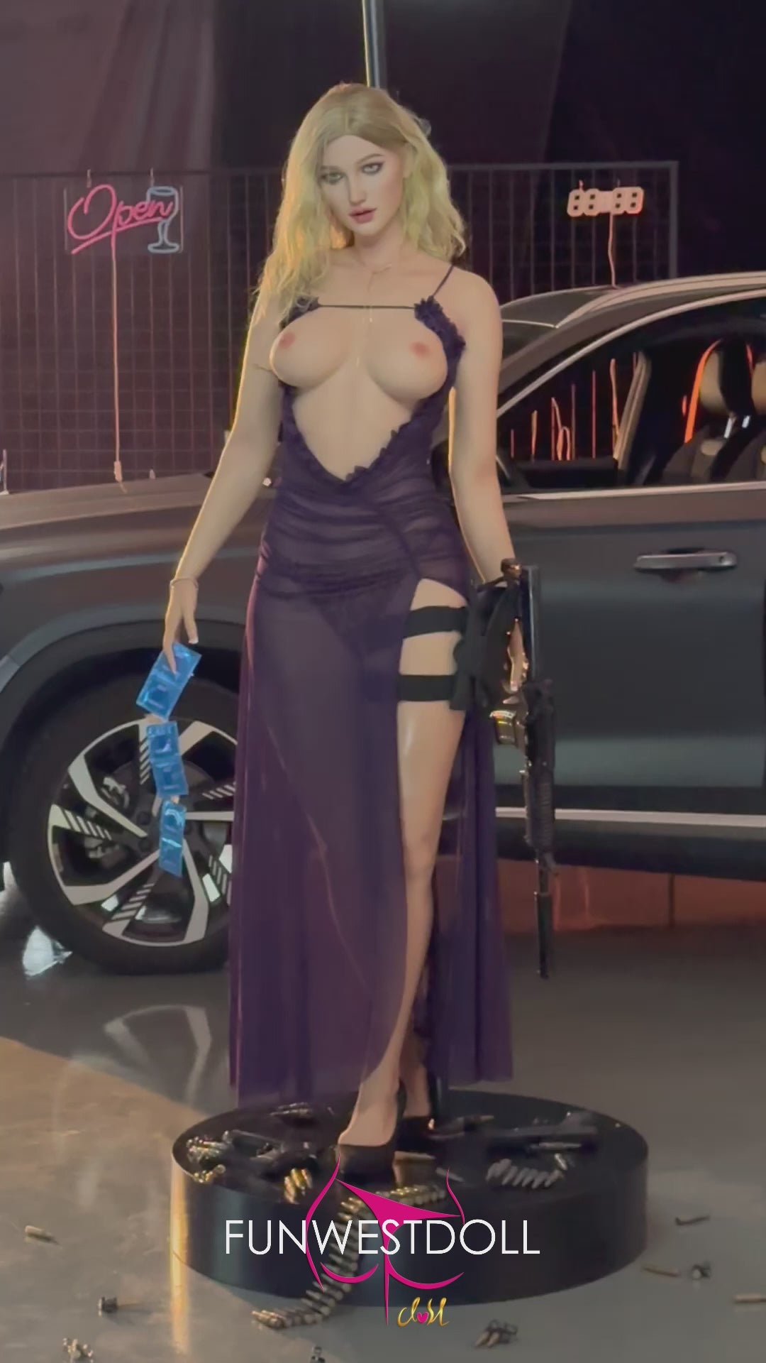 Skylar sexpuppe (FunWest Doll 168cm D-cup #044S RST Silikon)