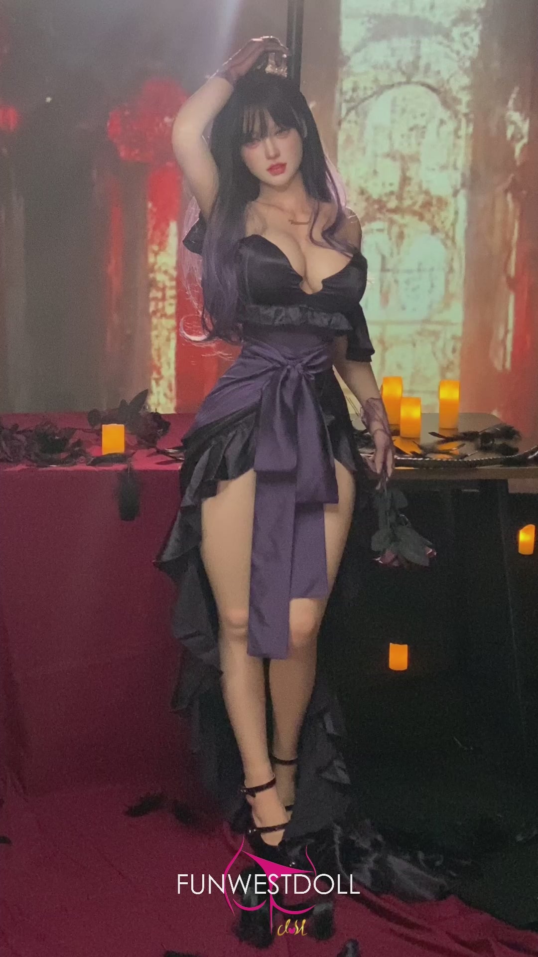 Chloe bambola del sesso (FunWest Doll 160 cm Coppa E #035S Silicone)