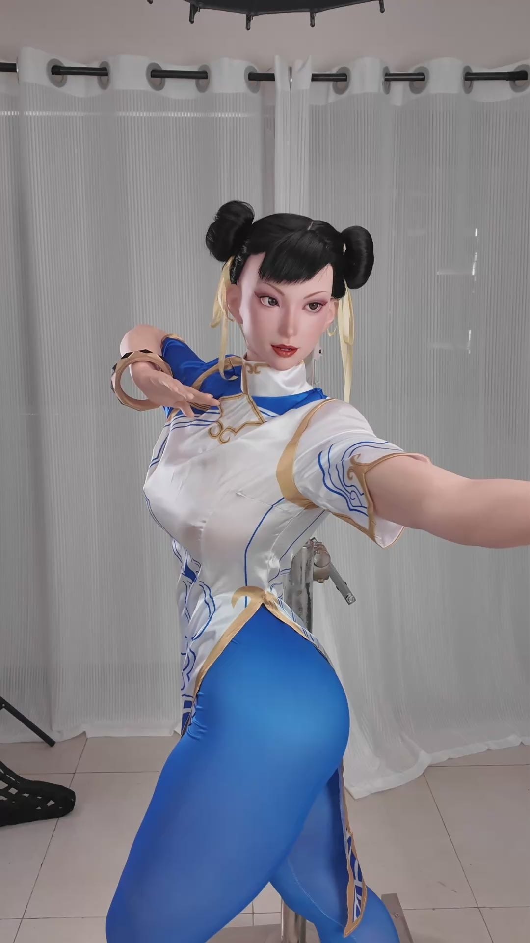 Chun Li sexpuppe (Game Lady 169cm F-cup Nr.47-1 Silikon)