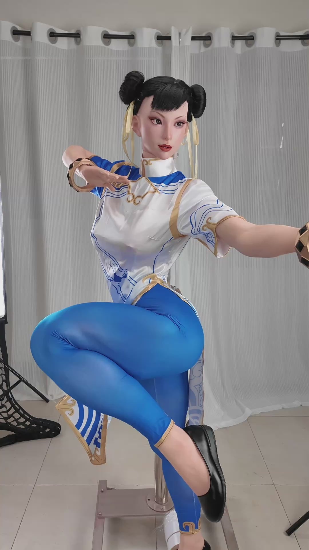 Chun Li sexpuppe (Game Lady 169cm F-cup Nr.47-1 Silikon)