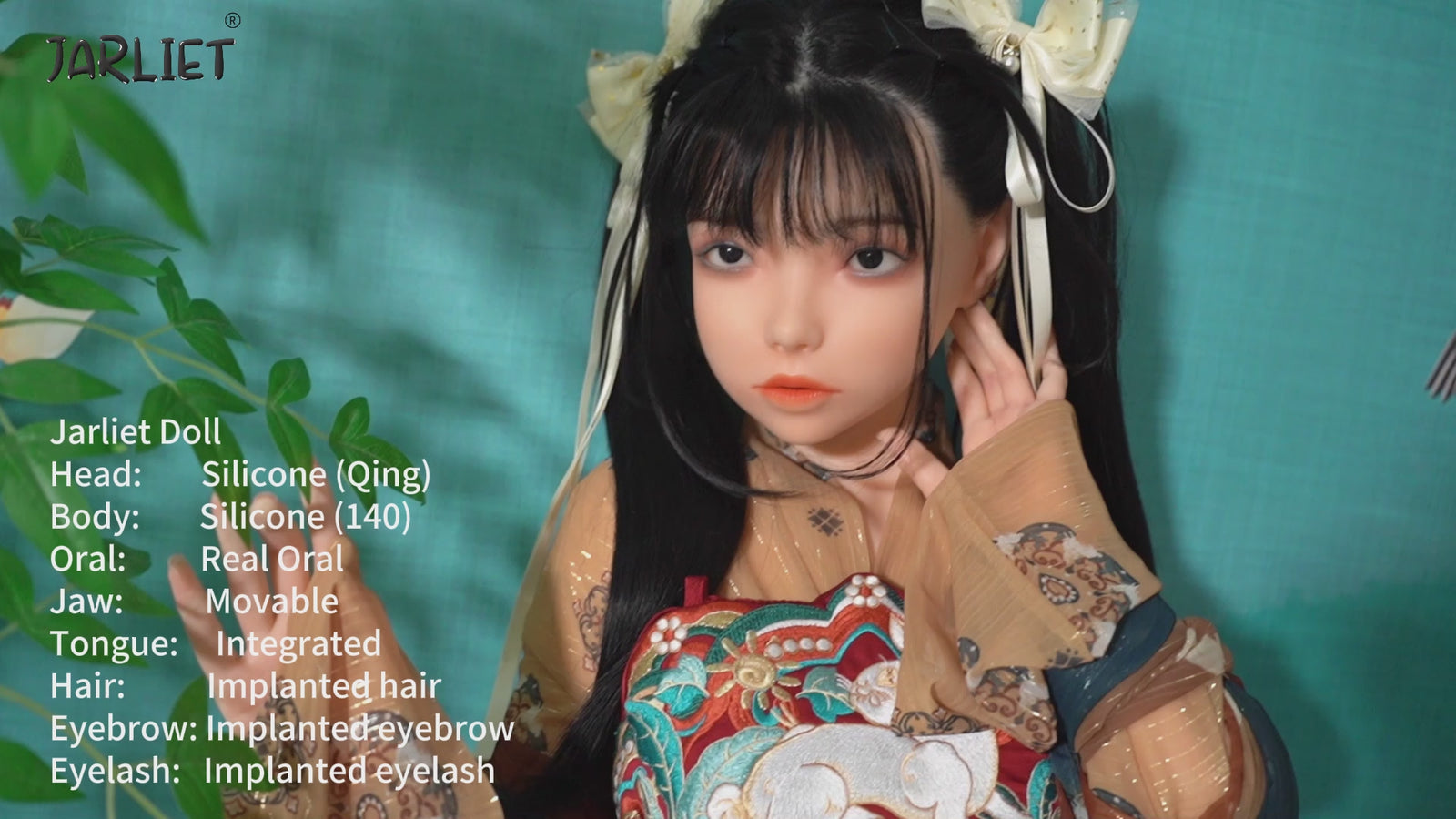 Qing 2 bambola del sesso (Jarliet 140 cm Coppa C in silicone)