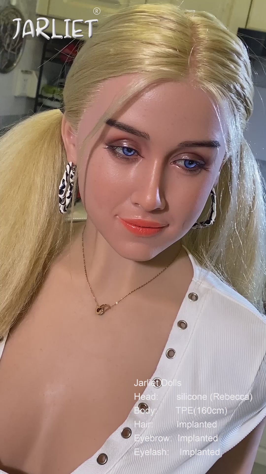 Rebecca bambola del sesso (Jarliet 160 cm Coppa C TPE+silicone) (Copia)